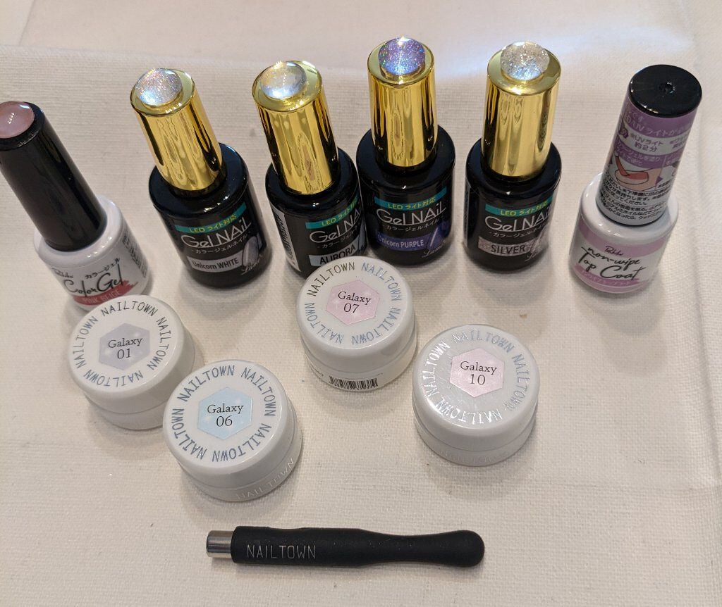 ジェルネイル(ライト対応)/セリア/ジェルネイルを使ったクチコミ(3枚目)