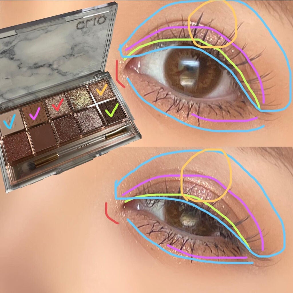 プロ アイ パレット/CLIO/アイシャドウパレットを使ったクチコミ(3枚目)