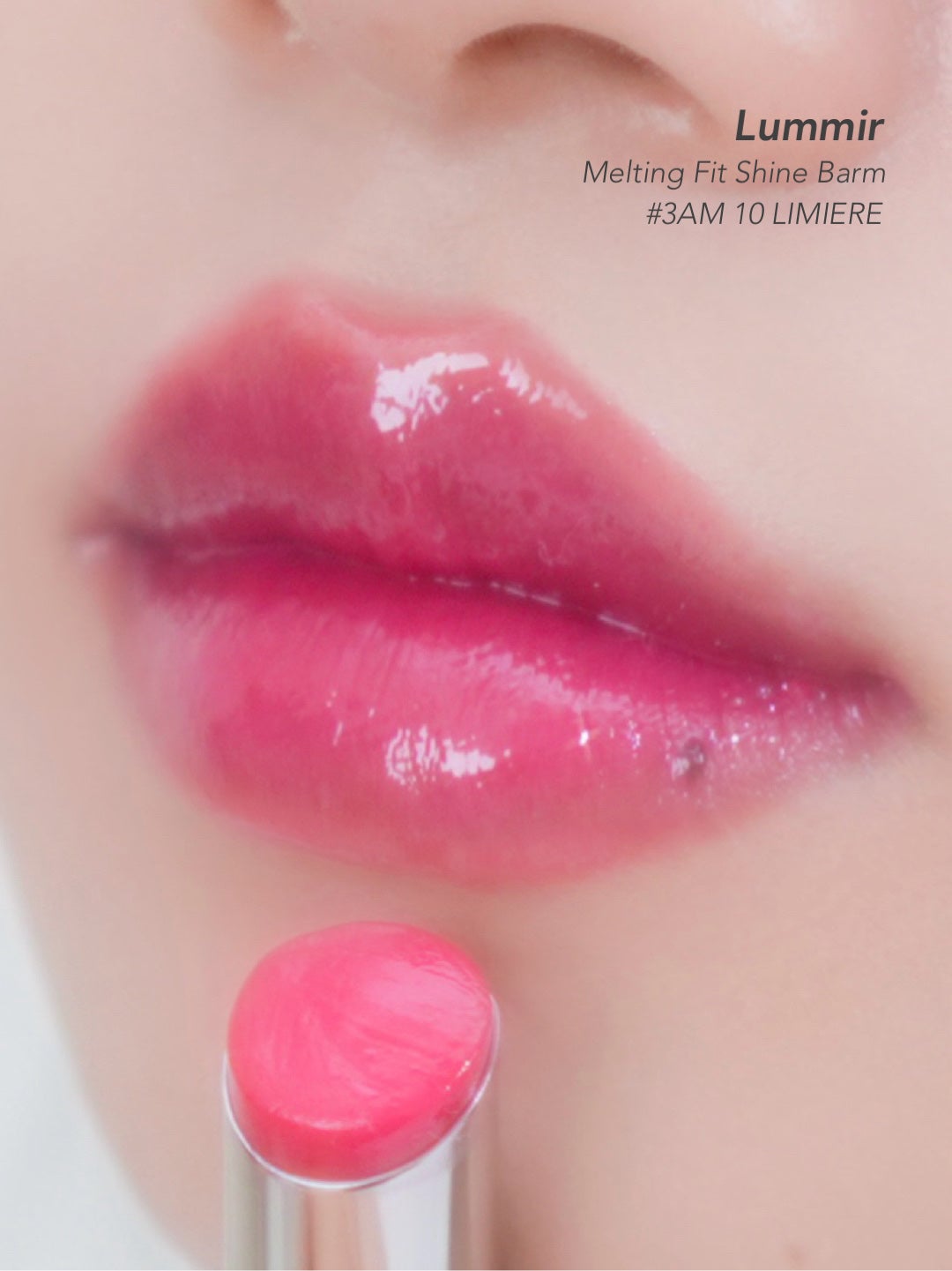 MELTING FIT SHINE BALM/Lummir/口紅を使ったクチコミ(4枚目)