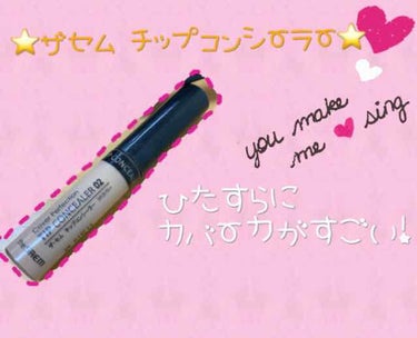 カバーパーフェクション チップコンシーラー/the SAEM/リキッドコンシーラーを使ったクチコミ（1枚目）