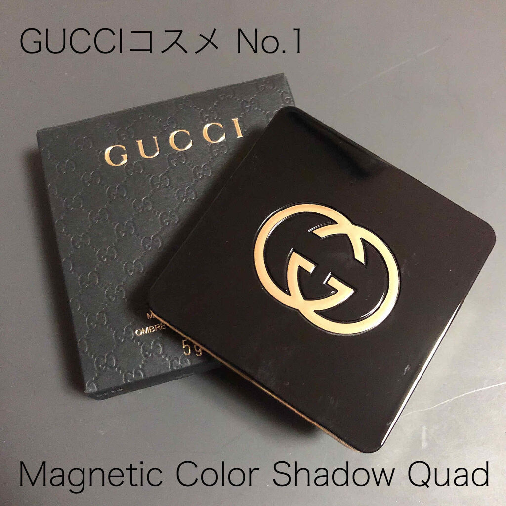 GUCCI beauty Magnetic Color Shadow Quadのクチコミ「ご覧いただきありがとうございます❤️
GUCCIコスメ紹介第1弾💄


📍Magnetic C.....」（1枚目）