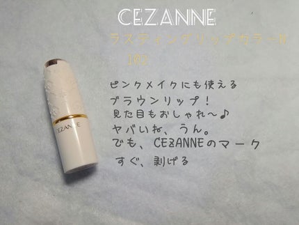 ラスティング リップカラーN/CEZANNE/口紅を使ったクチコミ(9枚目)