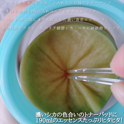 1番 シカ丸ごと水分整肌パッド/numbuzin/トナーパッドを使ったクチコミ(4枚目)