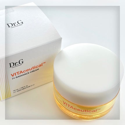Dr.G ビタシューティカル7+ラディアンスクリームのクチコミ「𓍯VITAceutical™ 7+ RADIANCE CREAM⌇Dr.G
⋆⸜ビタミンC,.....」(1枚目)
