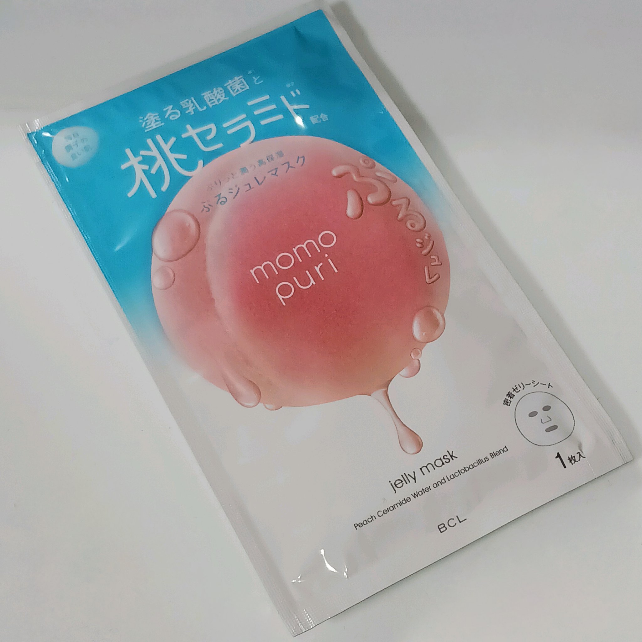 ももぷり 潤いぷるジュレマスクのクチコミ「ももぷり
潤いぷるジュレマスク

‐‐‐‐‐‐‐‐‐‐‐‐‐‐

桃の香り🍑
癒される～好き～.....」（3枚目）