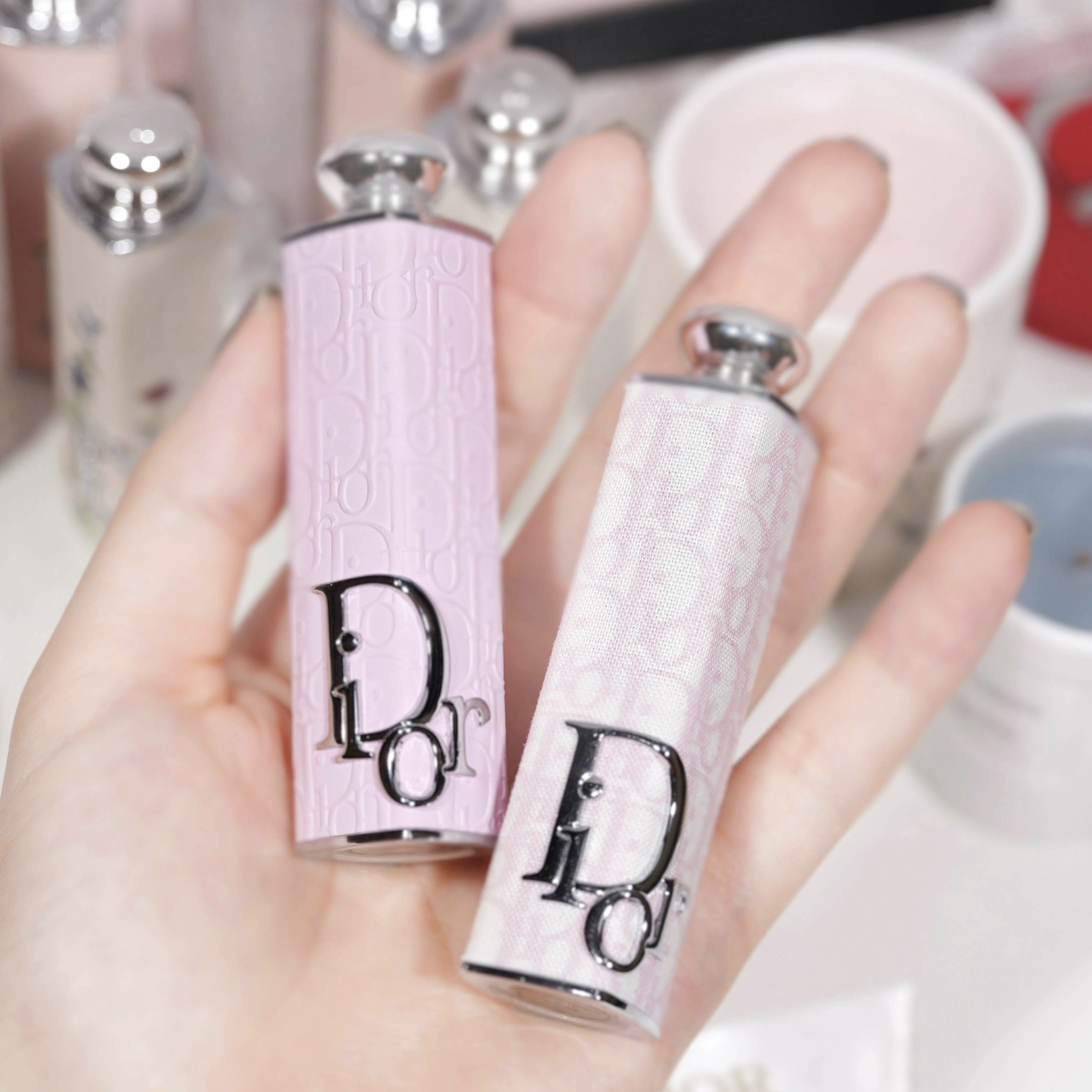 ディオール アディクト クチュール リップスティック ケース ピンク オブリーク/Dior/その他化粧小物を使ったクチコミ（2枚目）