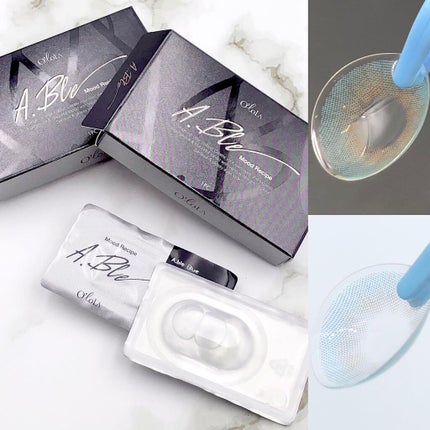 エーブルブルーマンスリー (A.BLE BLUE monthly)/OLOLA/1ヶ月(1MONTH)カラコンを使ったクチコミ(4枚目)