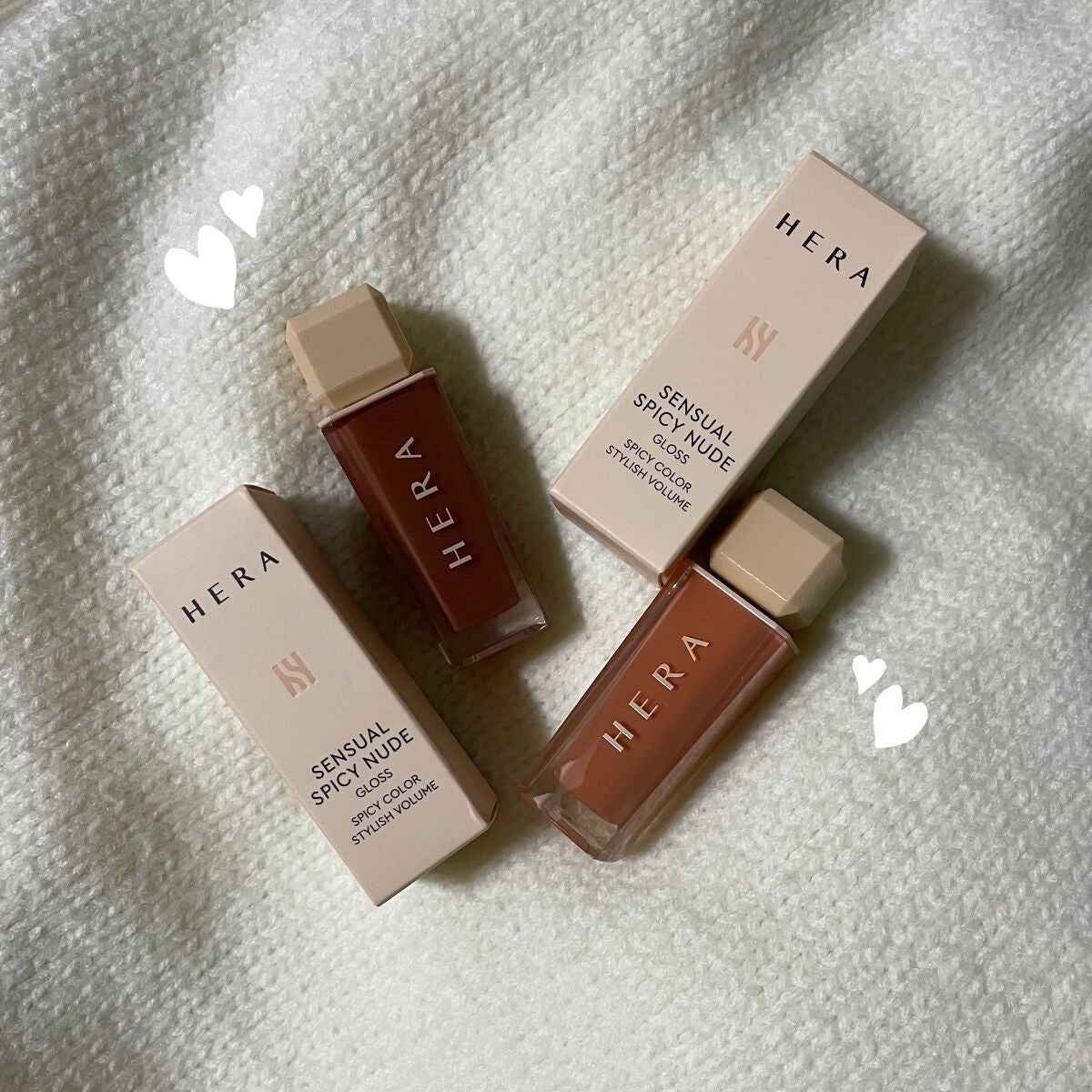センシュアルスパイシーヌードグロス/HERA/リップグロスを使ったクチコミ(1枚目)