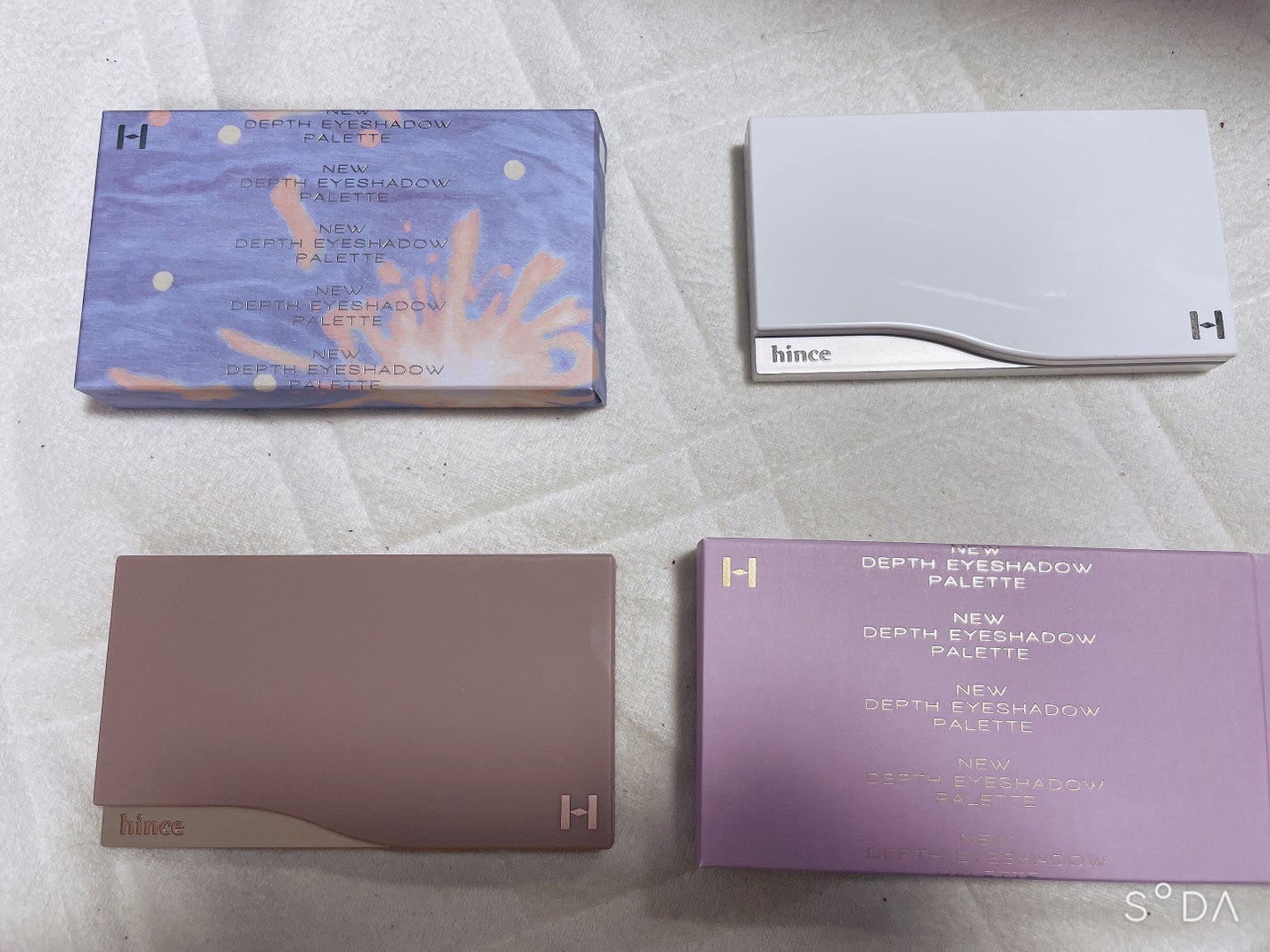 ニューデップスアイシャドウパレット/hince/アイシャドウパレットを使ったクチコミ(7枚目)