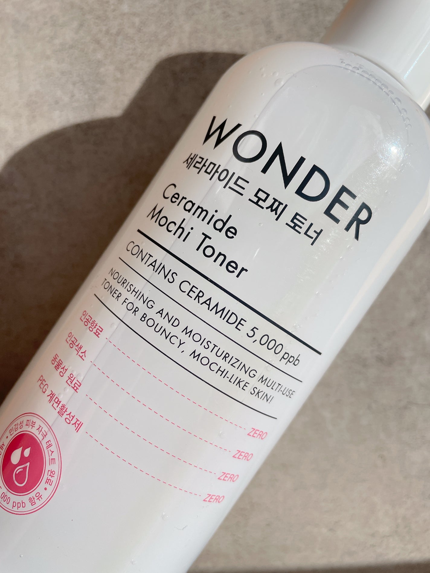 Wonder Ceramide Mochi Toner(トニーモリーワンダーCモチトナー)/TONYMOLY/化粧水を使ったクチコミ(1枚目)
