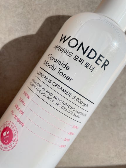 Wonder Ceramide Mochi Toner(トニーモリーワンダーCモチトナー)/TONYMOLY/化粧水を使ったクチコミ(1枚目)
