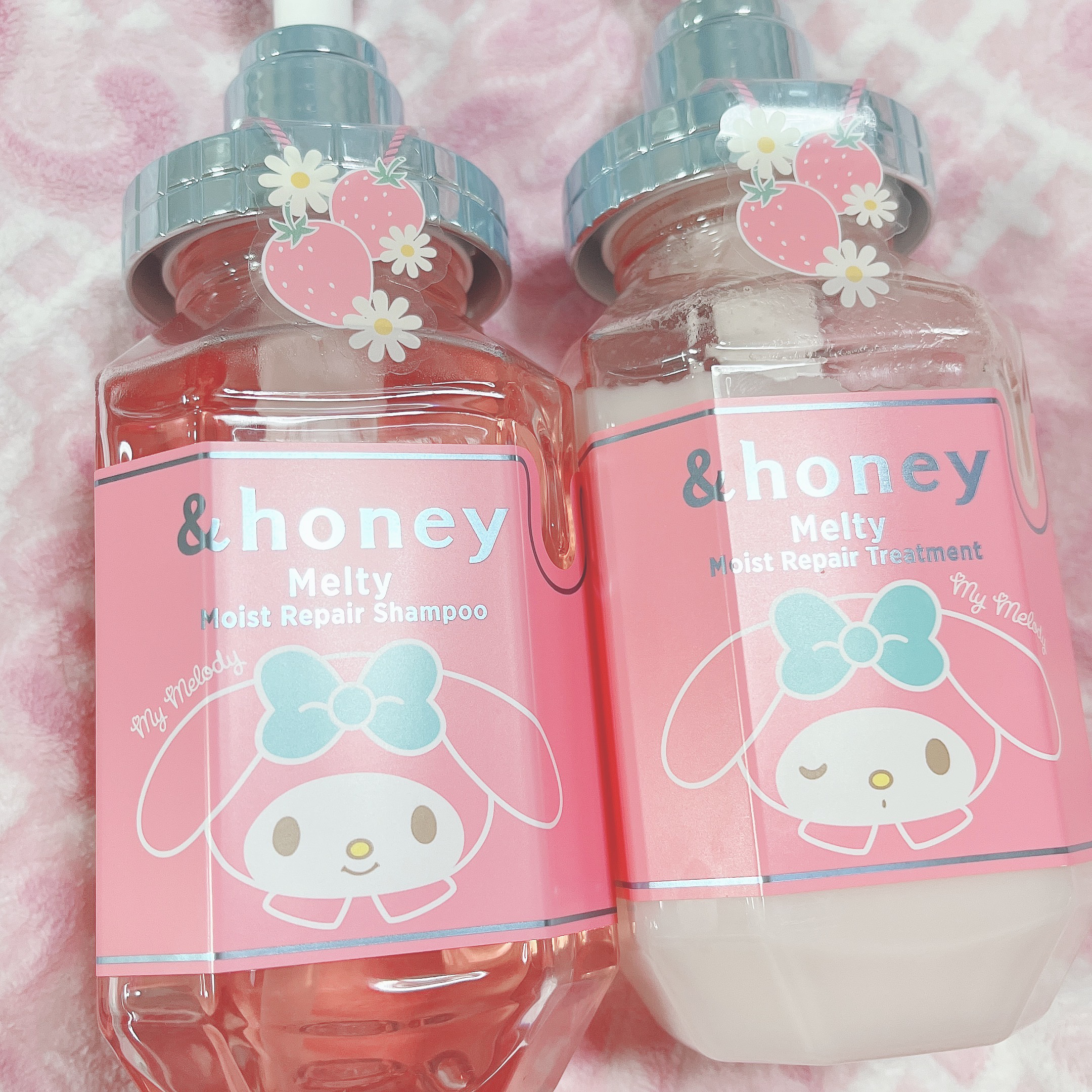 アンドハニー マイメロディ メルティ  シャンプー＆ヘアトリートメント ペアセット/&honey/市販シャンプーを使ったクチコミ（2枚目）
