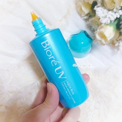 ビオレUV アクアリッチ アクアプロテクトローション(水層パック)/ビオレ/日焼け止めローションを使ったクチコミ(2枚目)