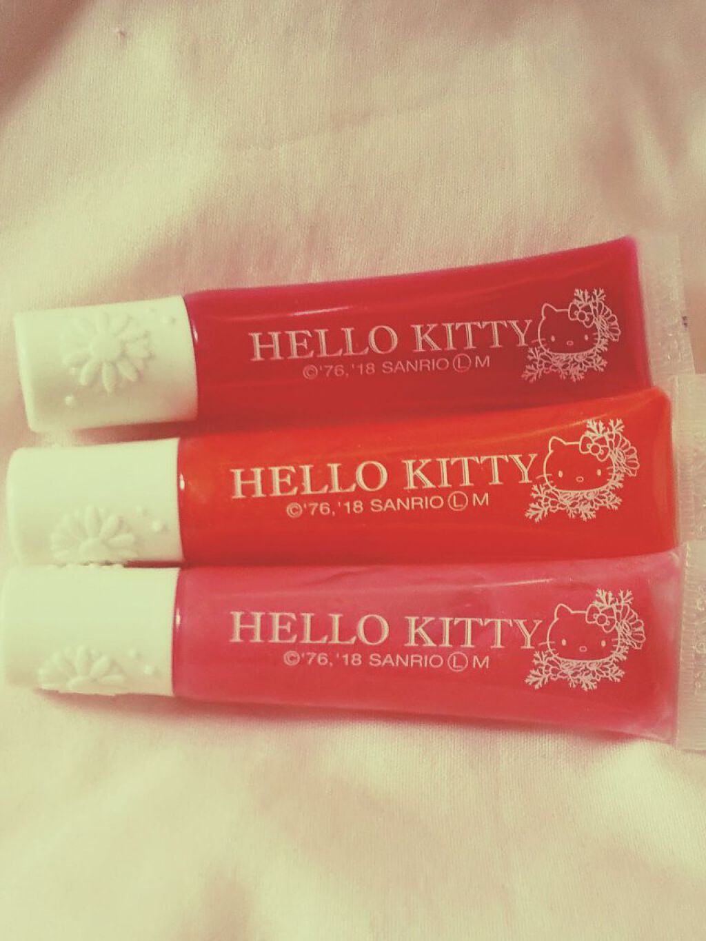 Blooming Kitty リップグロス/DAISO/リップグロスを使ったクチコミ（1枚目）