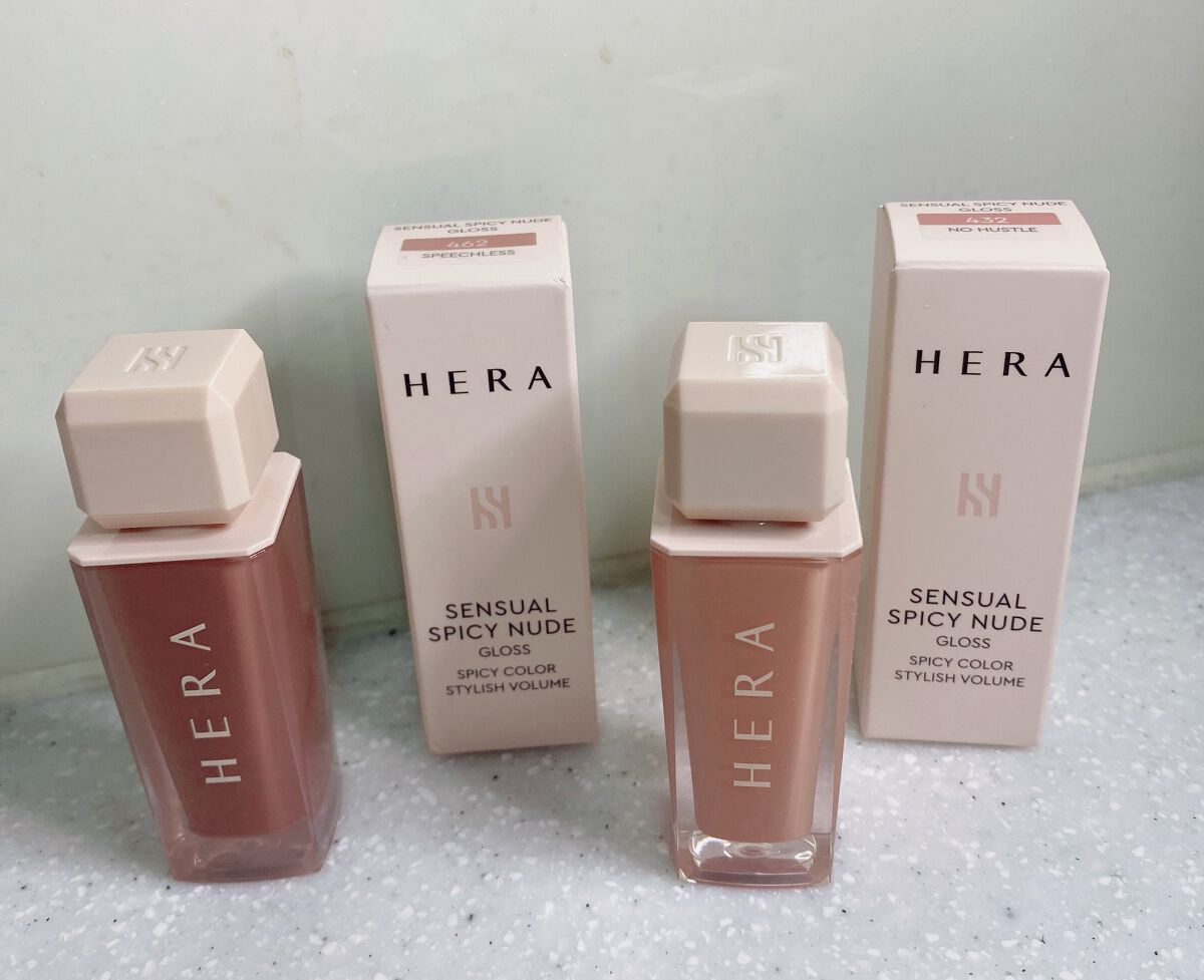 センシュアルスパイシーヌードグロス/HERA/リップグロスを使ったクチコミ（1枚目）