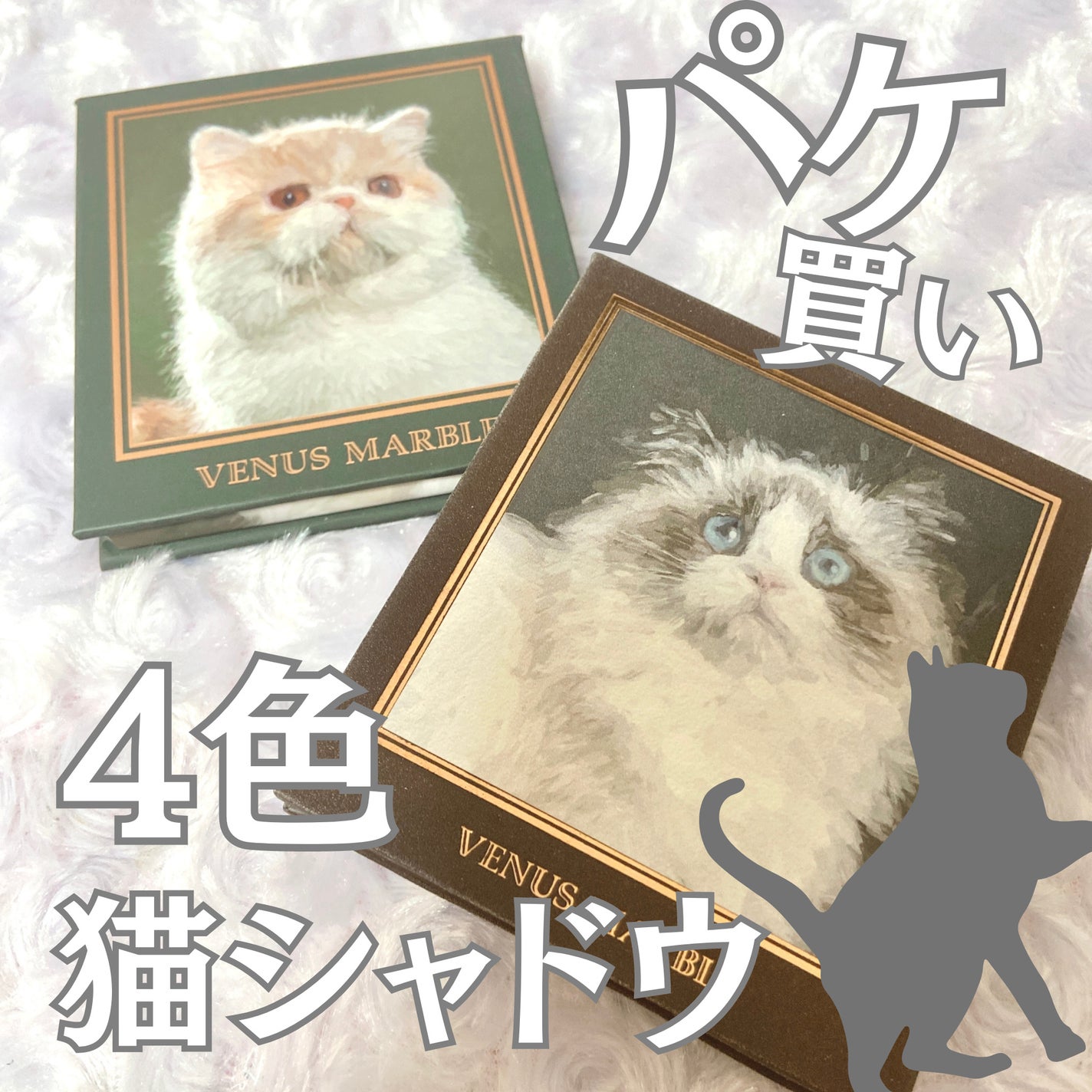 Venus Marble アイシャドウキャットシリーズ/Venus Marble/アイシャドウパレットを使ったクチコミ(1枚目)