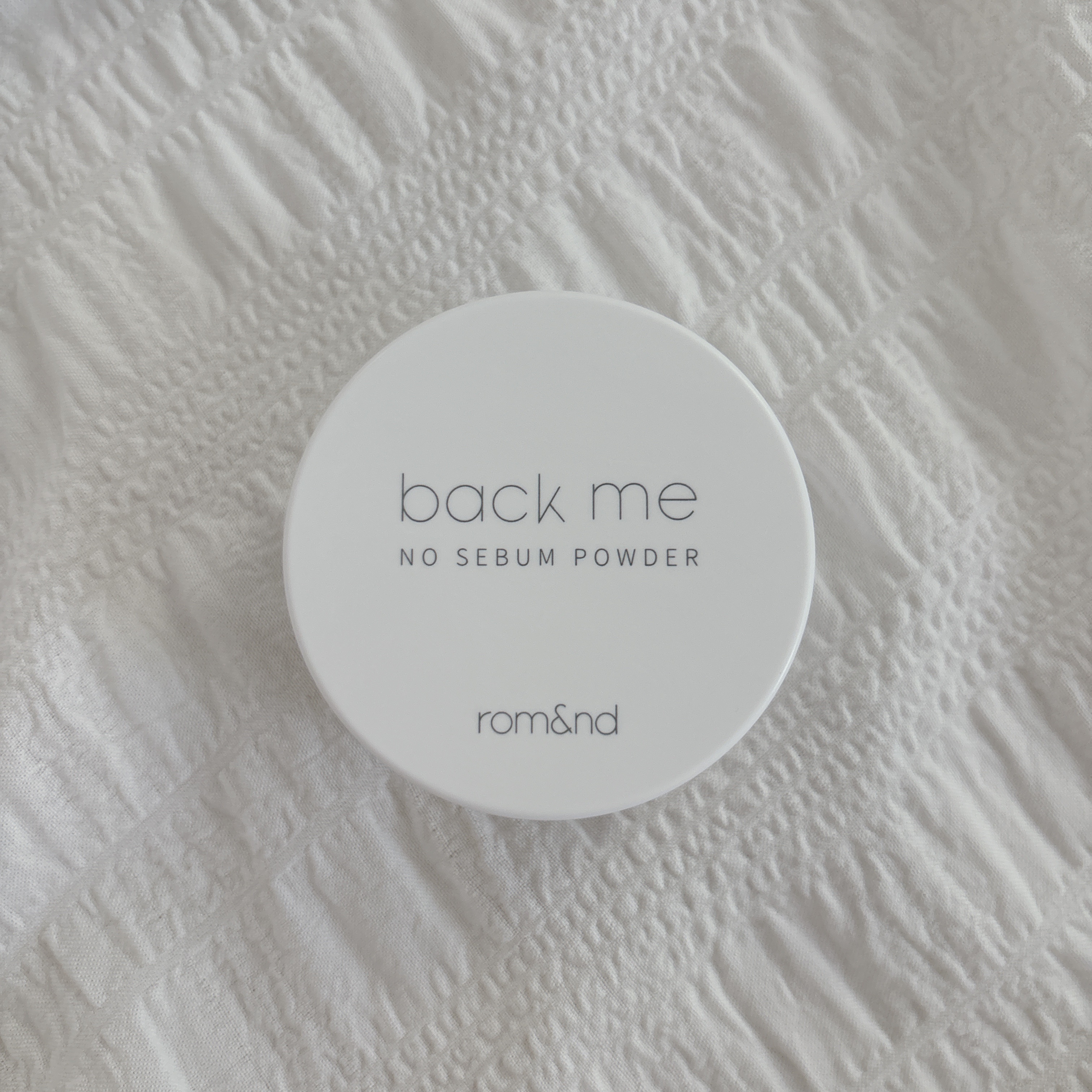 バックミーノーセバムパウダー/rom&nd/ルースパウダーを使ったクチコミ（1枚目）