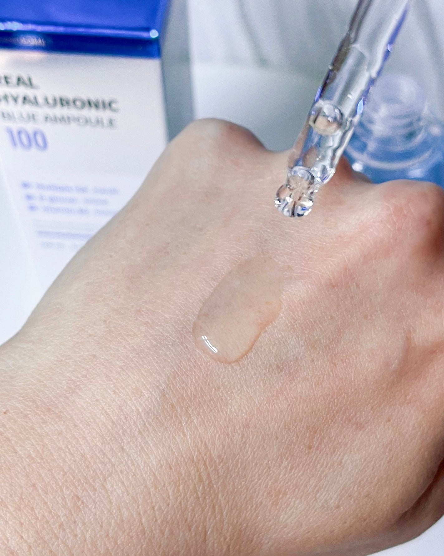 リアルヒアルロニックブルーアンプル 100/Wellage/美容液を使ったクチコミ(3枚目)