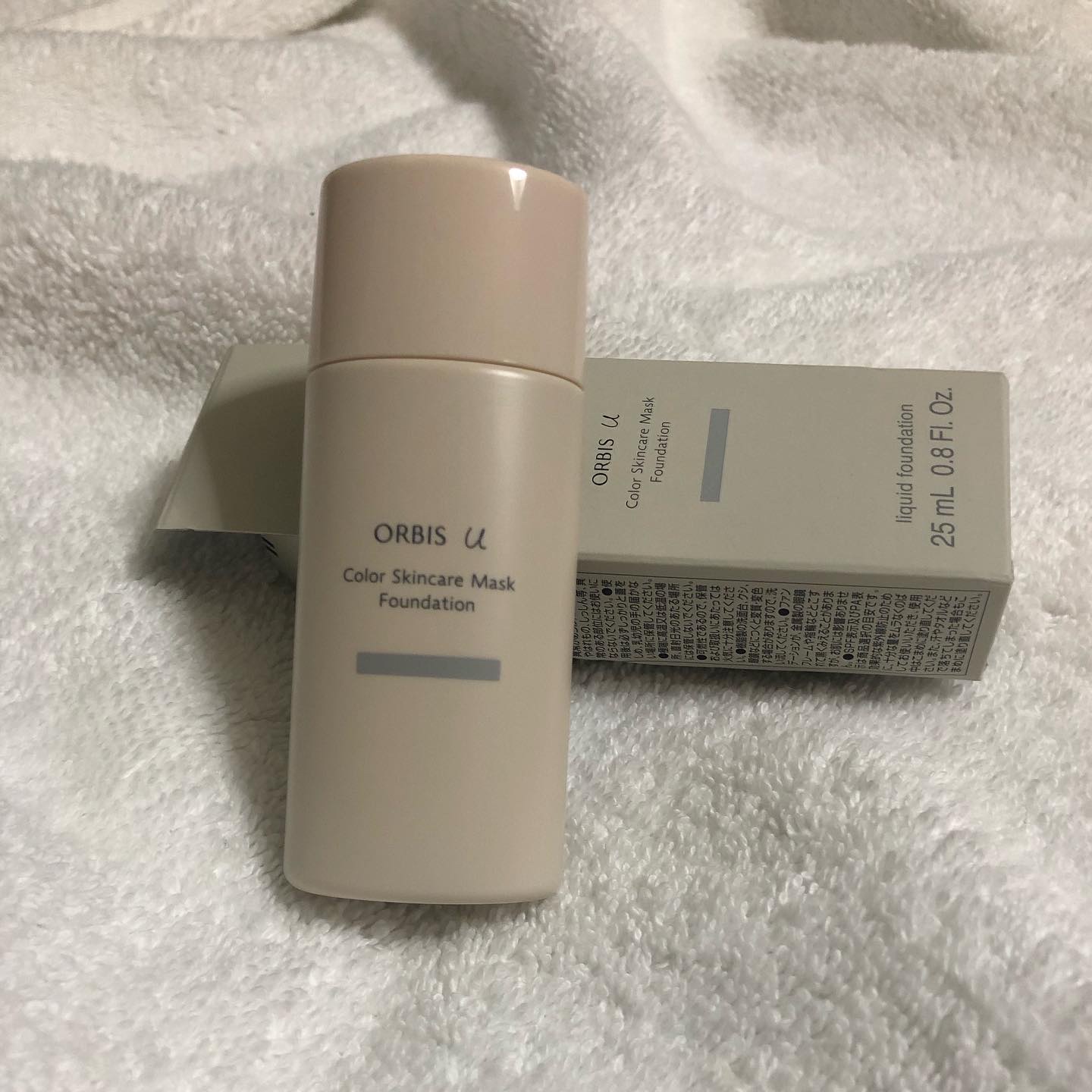 オルビスユー カラースキンケアマスク ファンデーション ナチュラル 02/オルビス/リキッドファンデーションを使ったクチコミ（2枚目）