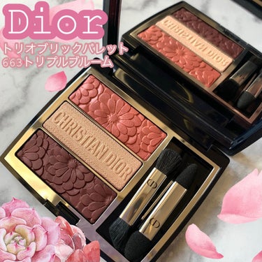 トリオ ブリック パレット＜ピュア グロウ＞/Dior/アイシャドウパレットを使ったクチコミ（1枚目）