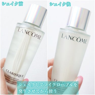 LANCOME クラリフィック デュアル エッセンス ローションのクチコミ「くすみ・キメ・ハリ・潤い・毛穴などにマルチアプローチするローション💖

ローションはブナの芽エ.....」（2枚目）