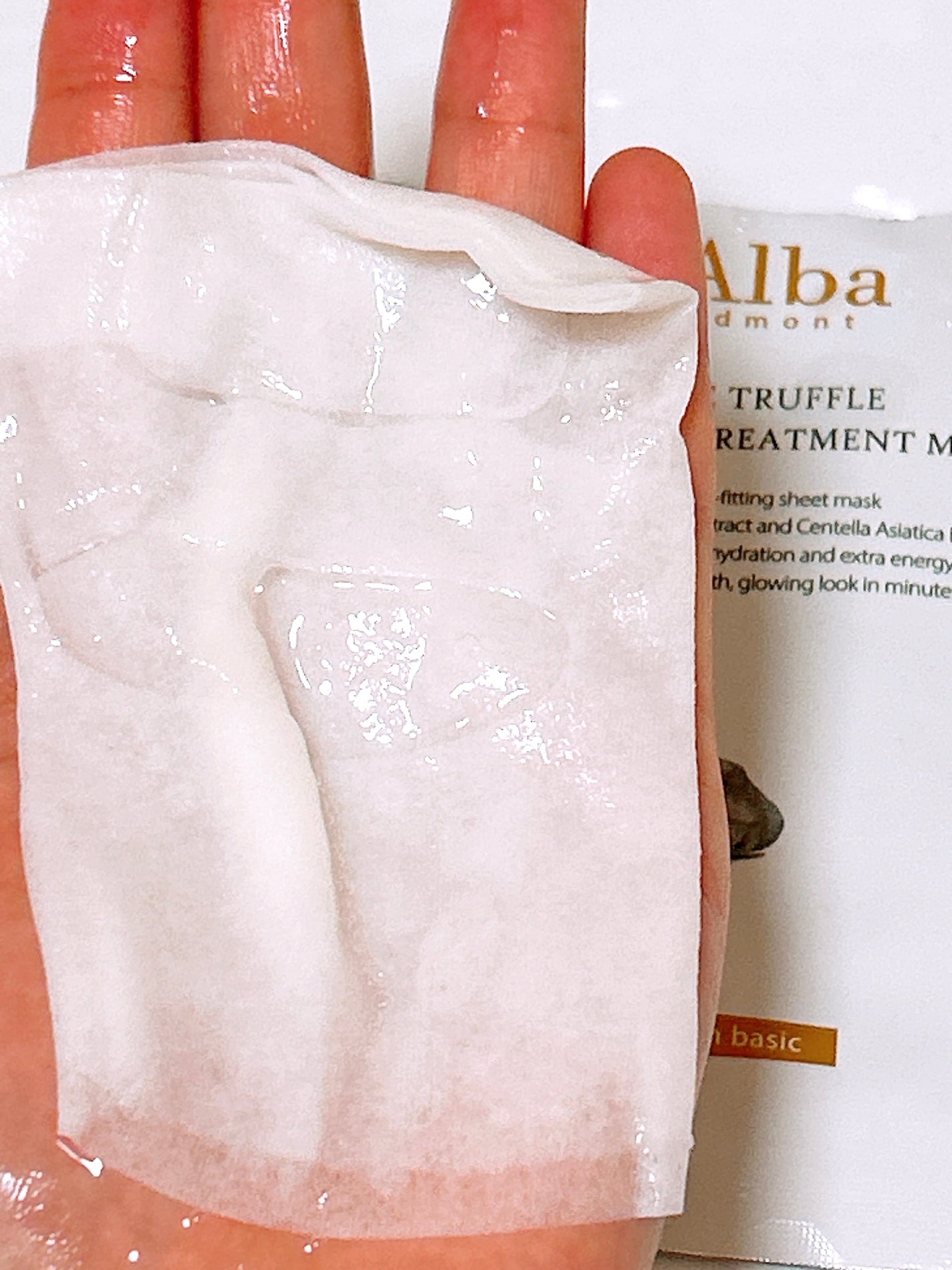 ホワイトトリュフナリシングトリートメントマスク/ダルバ/シートマスク・パックを使ったクチコミ(4枚目)