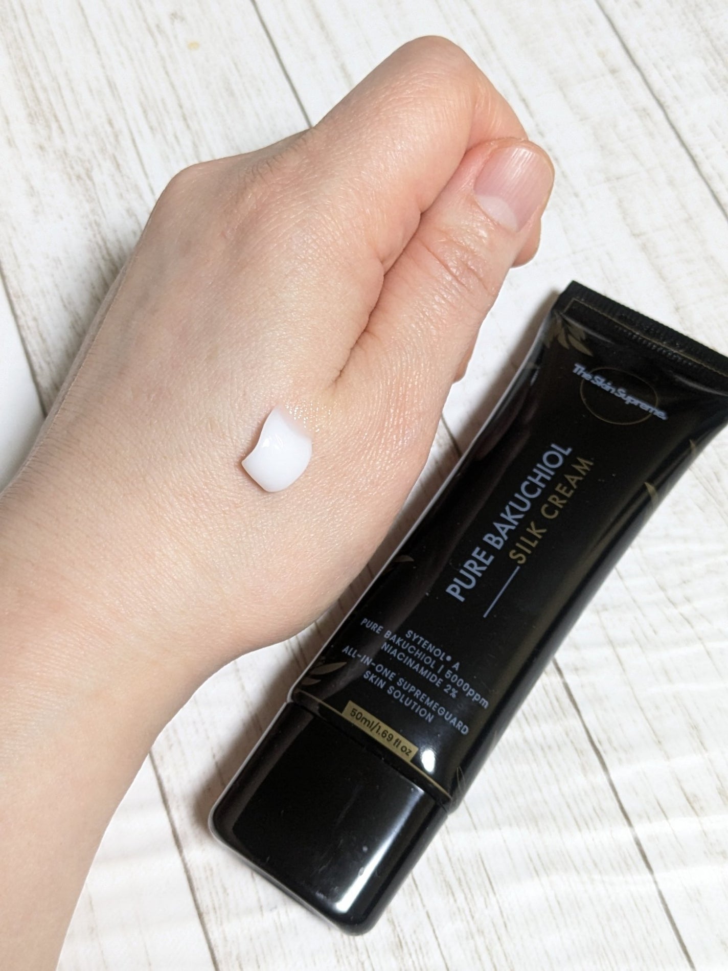 ピュアバクチオールシルククリーム/The Skin Supreme/フェイスクリームを使ったクチコミ(5枚目)
