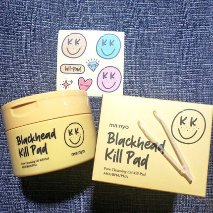 ブラックヘッド ピュア クレンジング オイル キルパッド/manyo/トナーパッドを使ったクチコミ(1枚目)
