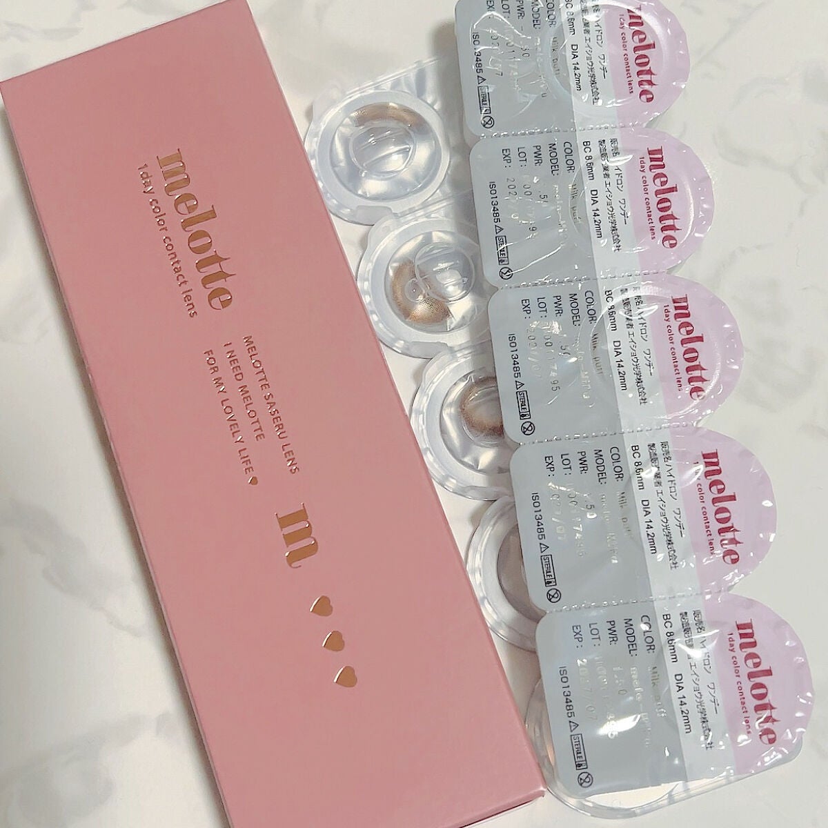 melotte 1day/melotte/ワンデー(1DAY)カラコンを使ったクチコミ(4枚目)