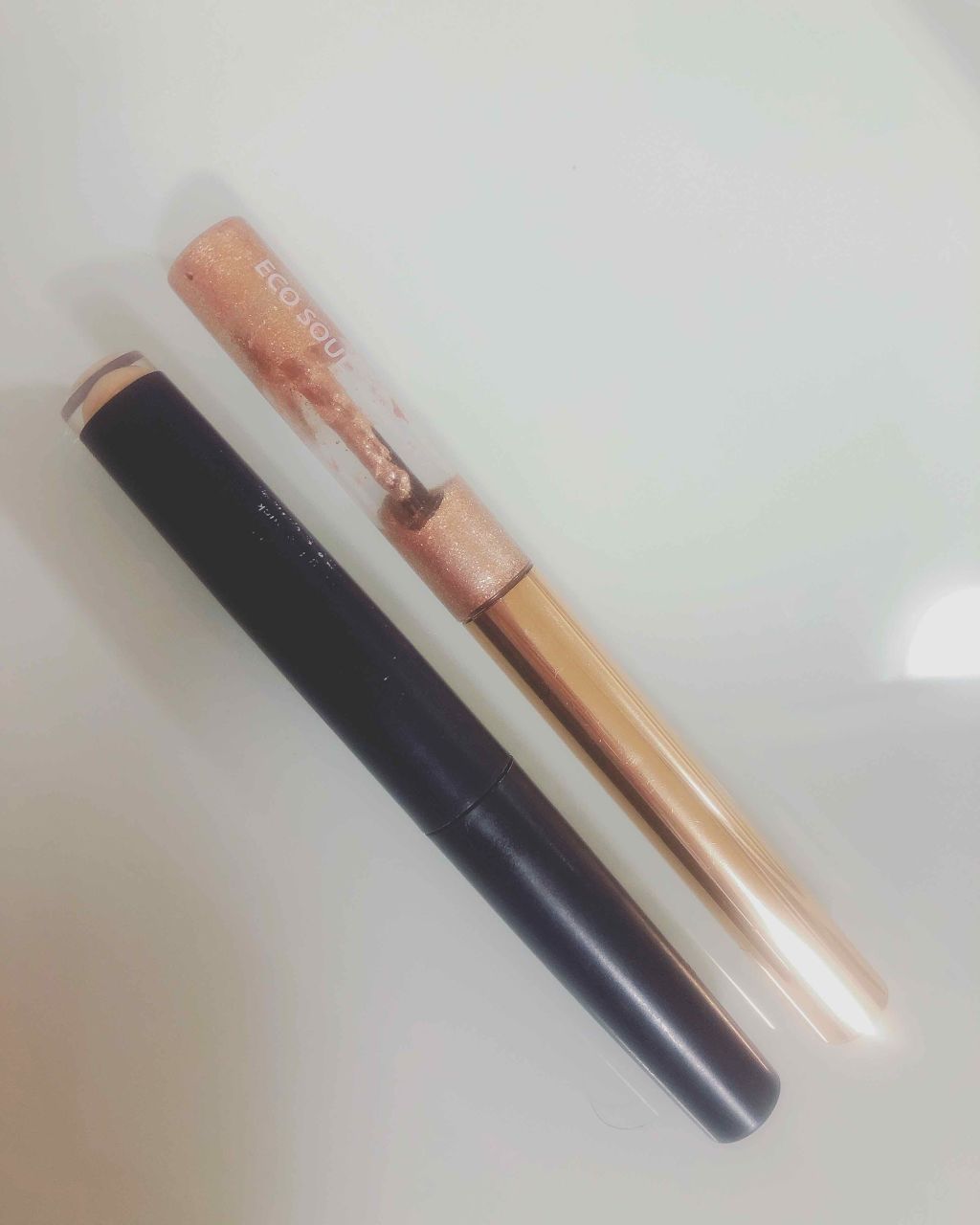 キラキラ アイシャドウ/ETUDE/スティックアイシャドウを使ったクチコミ（2枚目）