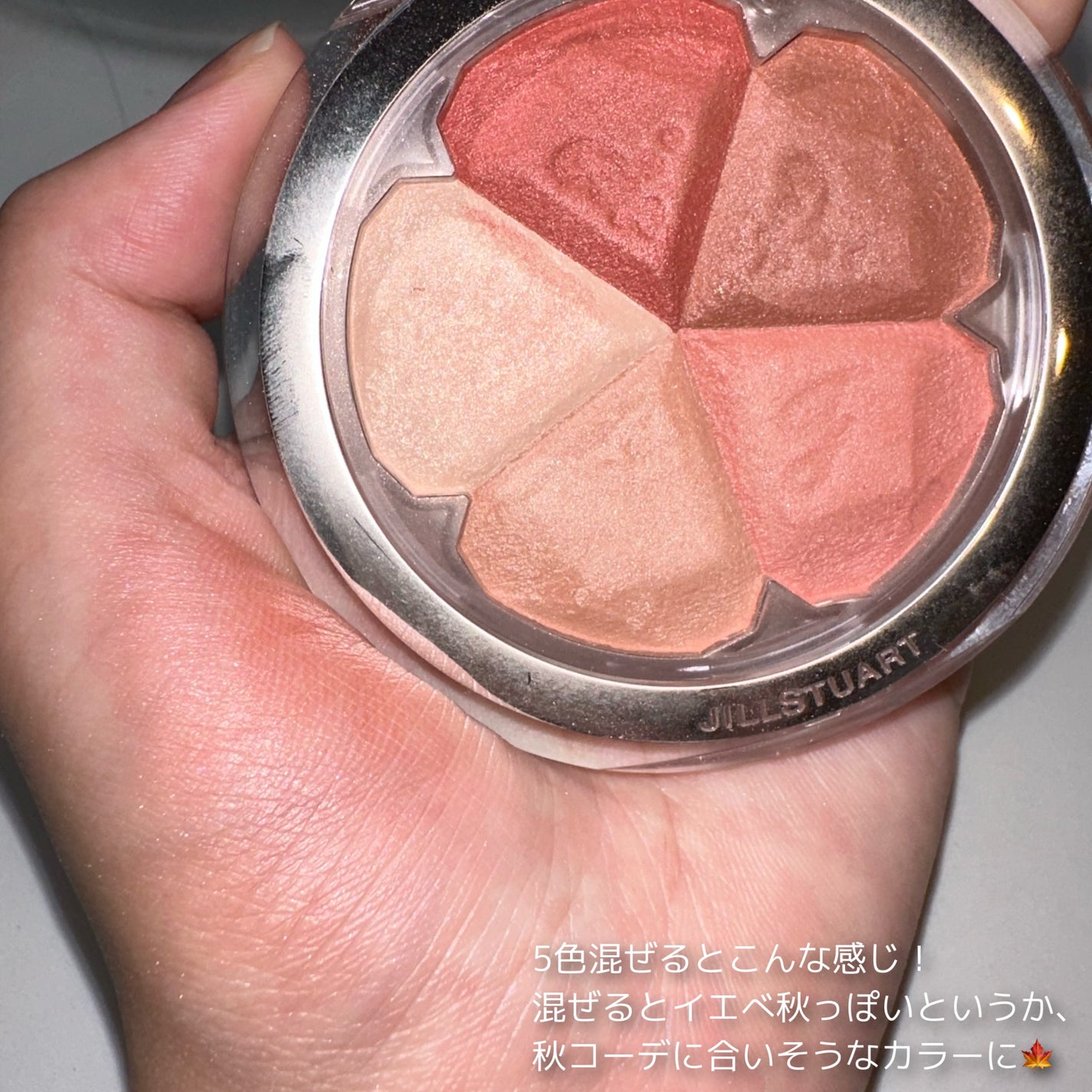 ジルスチュアート ブルーム ミックスブラッシュ コンパクト/JILL STUART/パウダーチークを使ったクチコミ(4枚目)