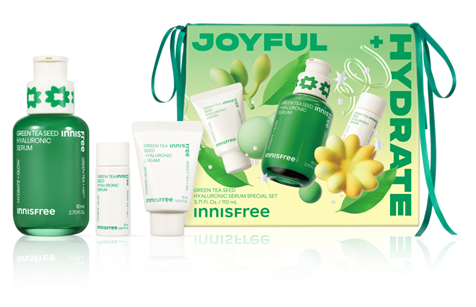 innisfree 【JOYFUL】 ホリデーグリーンティーシード ヒアルロン セラム スペシャルセット