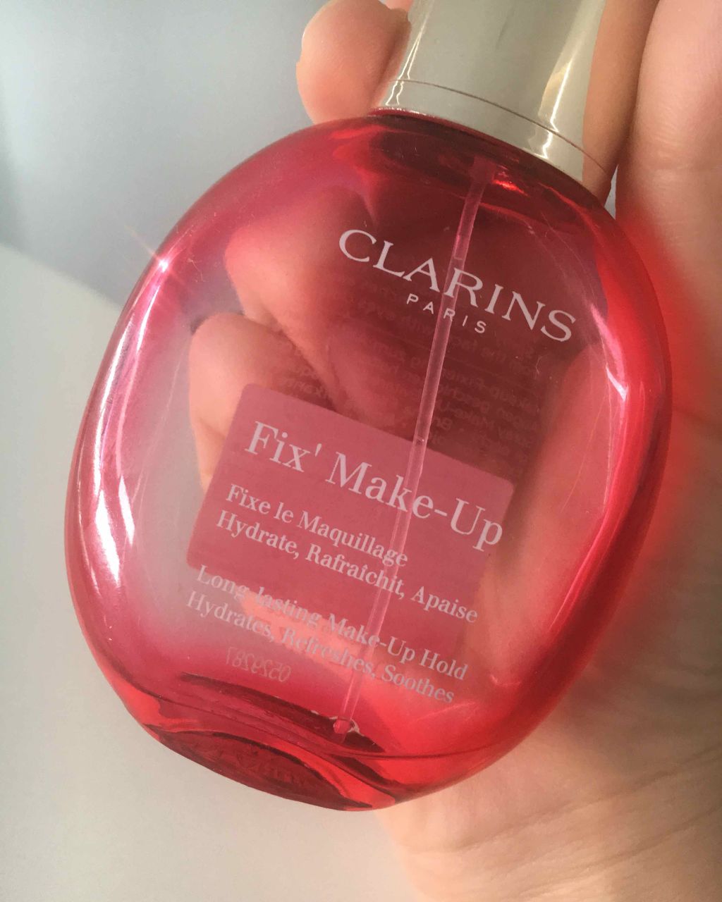 フィックス メイクアップ/CLARINS/ミスト状化粧水を使ったクチコミ(1枚目)
