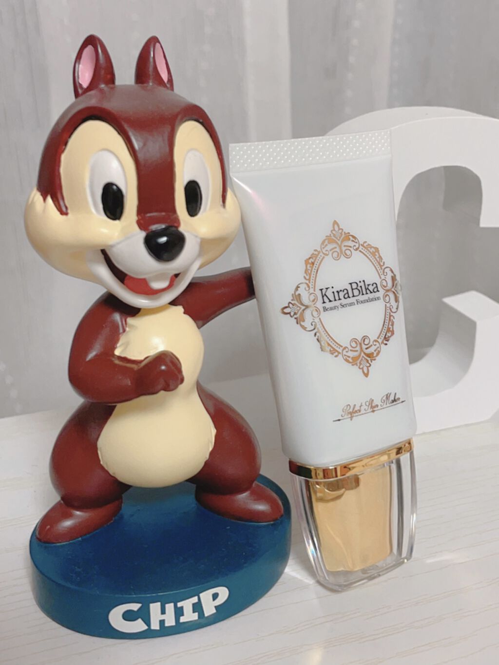 きらびか　ビューティーセラムファンデーション/KiraBika/リキッドファンデーションを使ったクチコミ（1枚目）