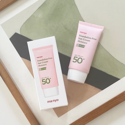 ファンデフリー サンクリーム モイスチャー/manyo/日焼け止めクリームを使ったクチコミ(1枚目)