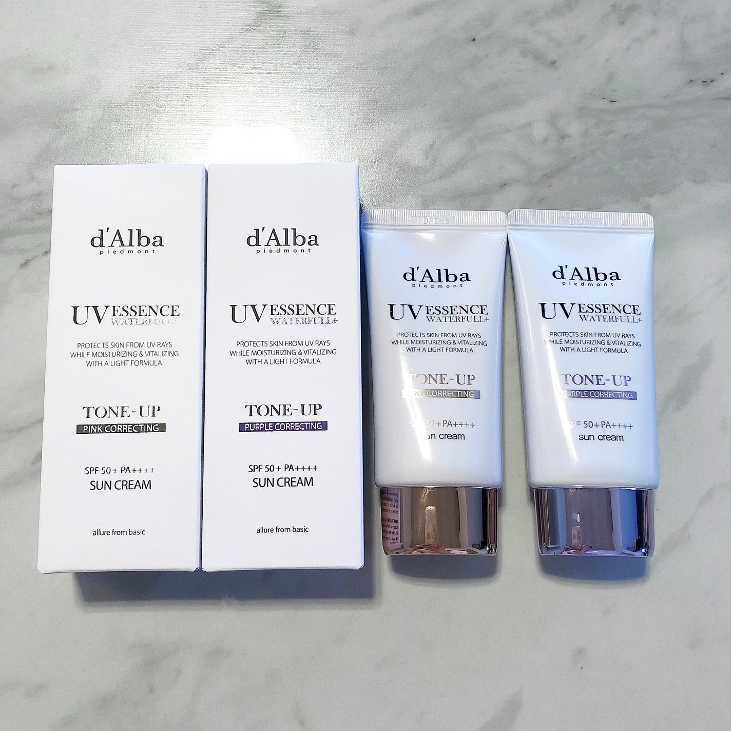 ダルバ ウォータフル トーンアップ サンクリーム(パープル)/ダルバ/日焼け止めクリームを使ったクチコミ(1枚目)