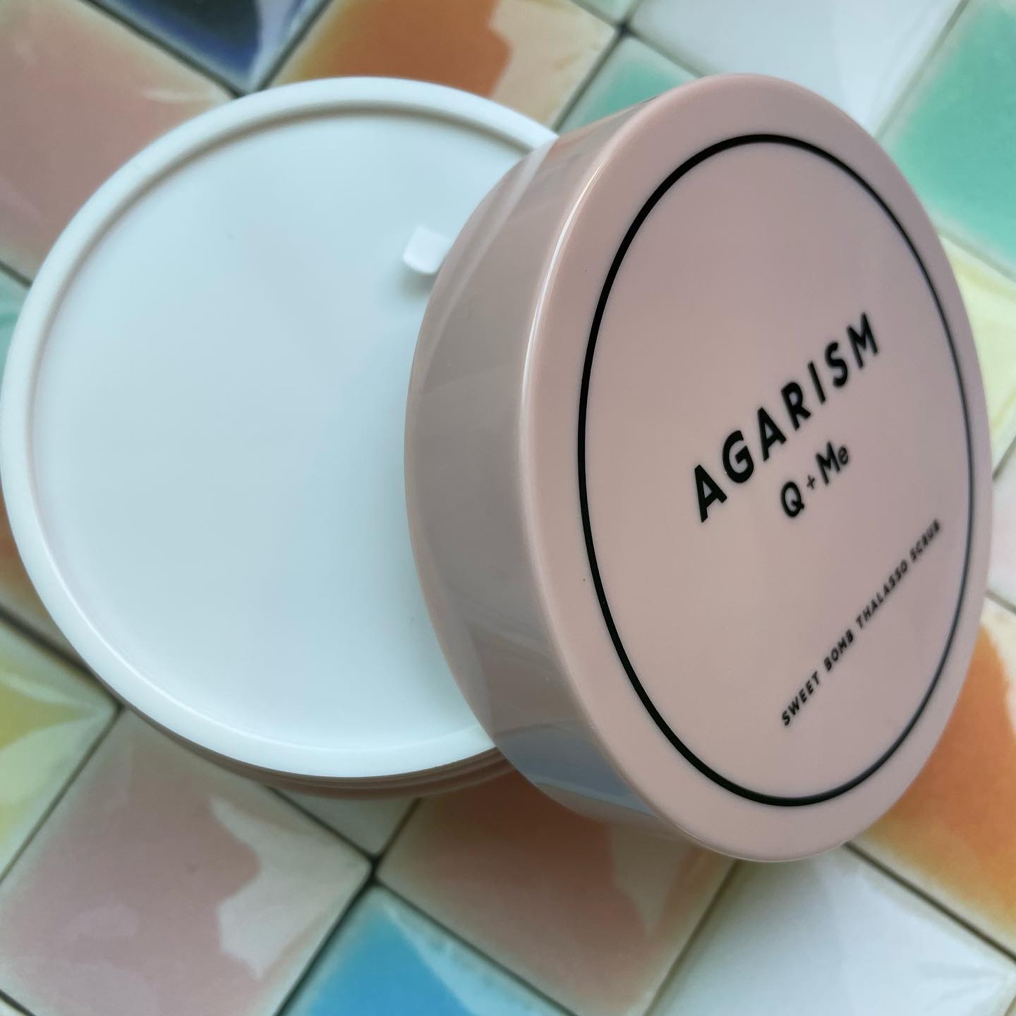 Q+Me スウィート ボム タラソ スクラブ/AGARISM/バスト・ヒップケアを使ったクチコミ（2枚目）