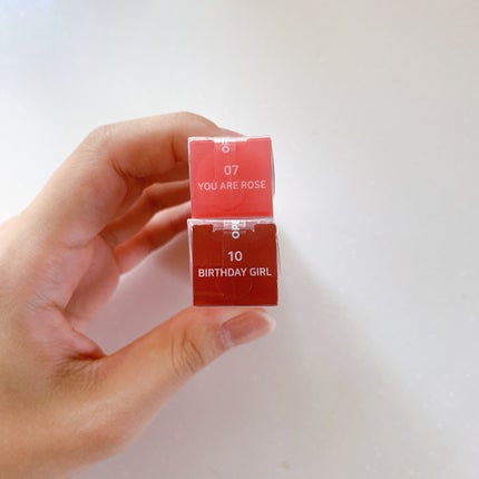 フラッフィリップティント/BLESSED MOON/リップティントを使ったクチコミ(5枚目)