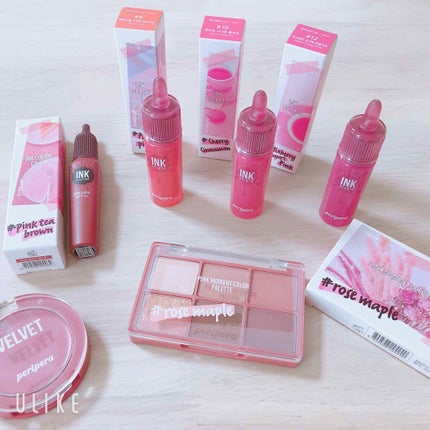 ピンクモーメントカラーパレット/PERIPERA/アイシャドウパレットを使ったクチコミ(4枚目)