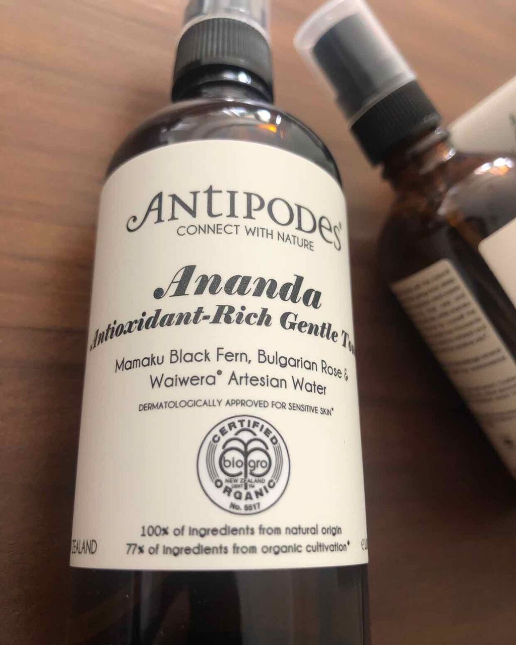アナンダ ジェントルトナー/Antipodes/ミスト状化粧水を使ったクチコミ(2枚目)