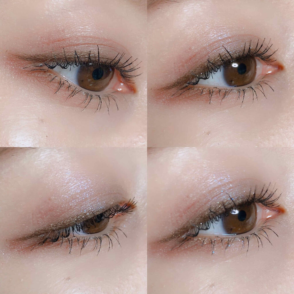 シマリングオーロラアイズ/キャンメイク/単色アイシャドウを使ったクチコミ（2枚目）