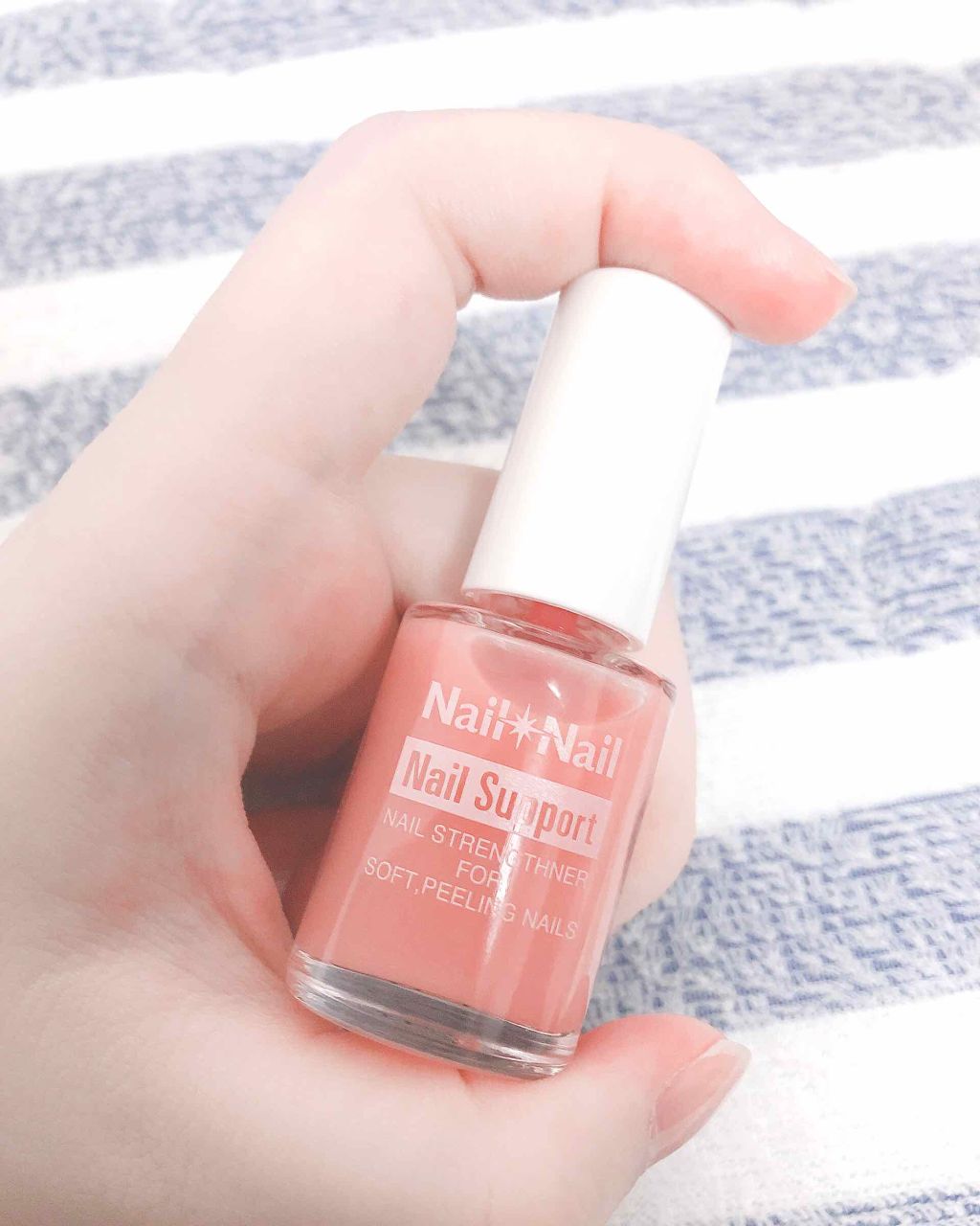 ネイルサポート ピンク/ネイルネイル/ネイルベースコートを使ったクチコミ（1枚目）