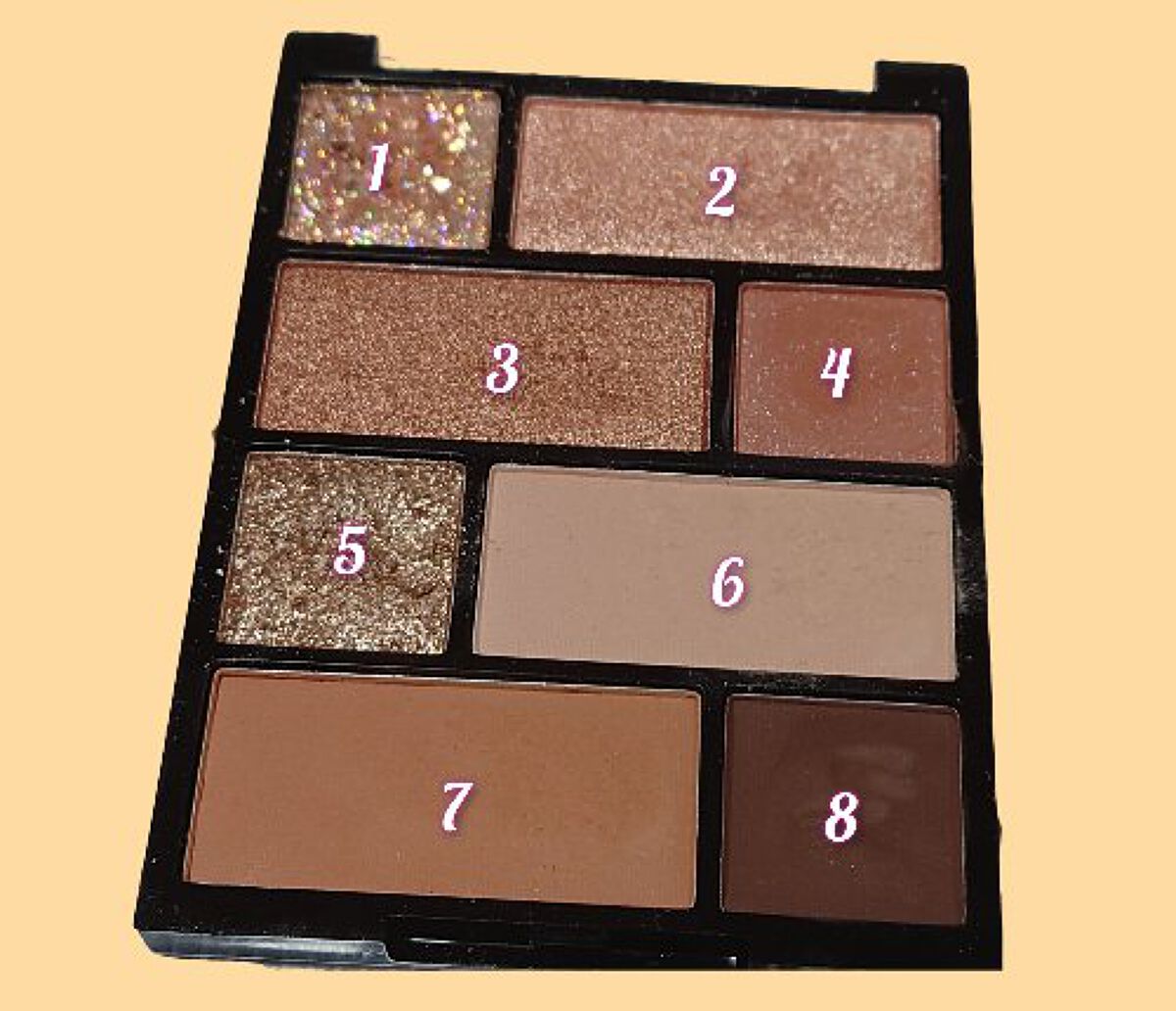 アイシャドウパレット/U R GLAM/アイシャドウパレットを使ったクチコミ（2枚目）
