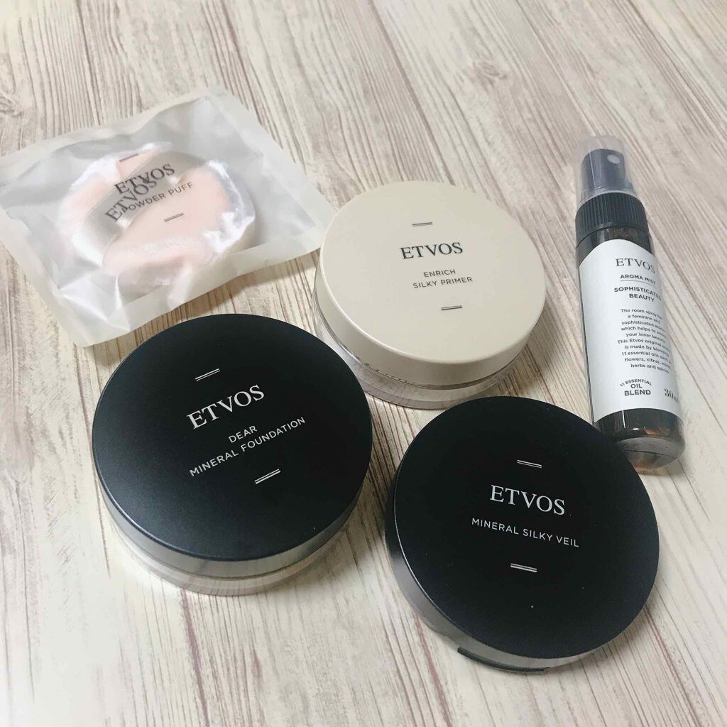 ミネラルシルキーベール/エトヴォス/プレストパウダーを使ったクチコミ(1枚目)