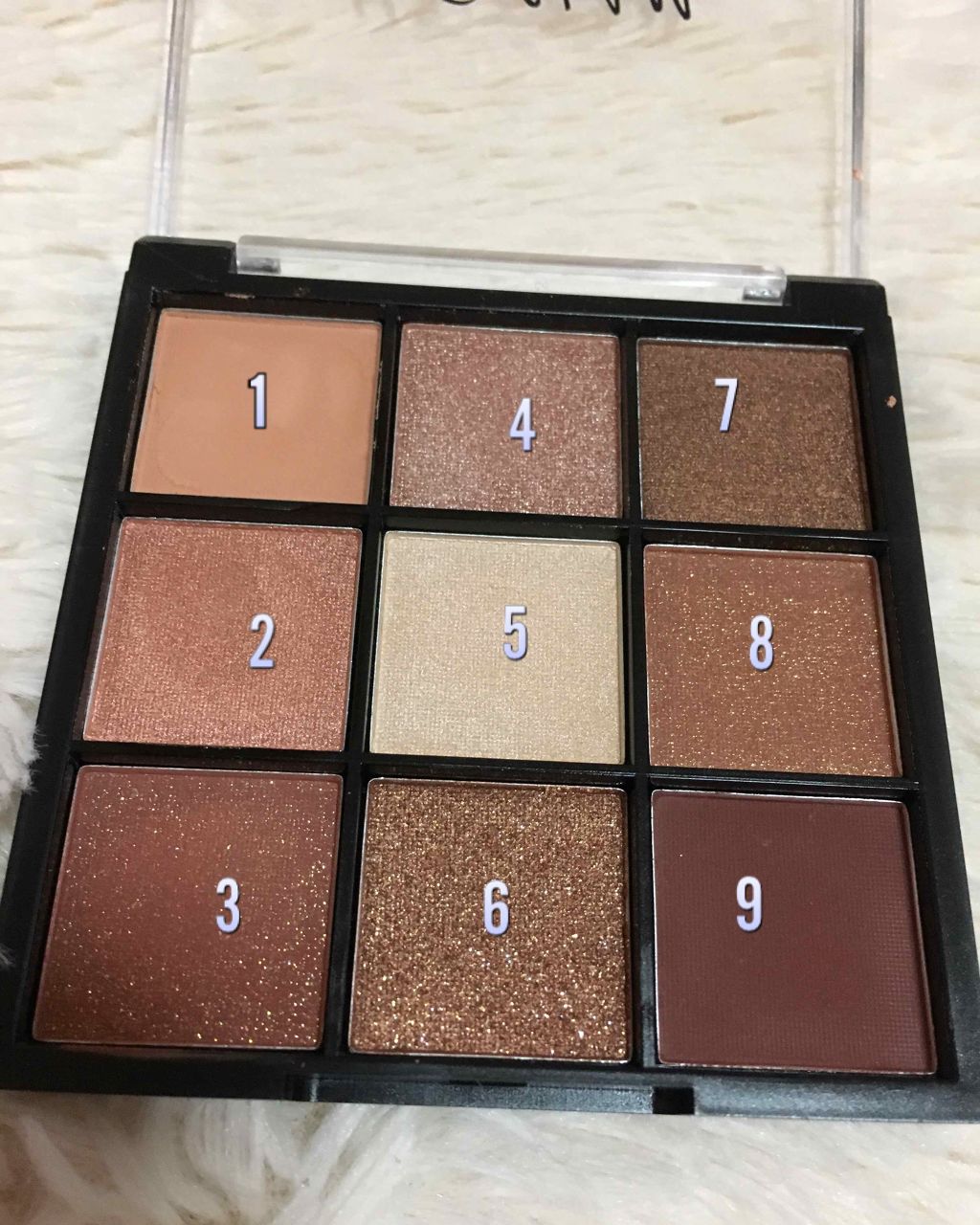 UR GLAM　BLOOMING EYE COLOR PALETTE/U R GLAM/アイシャドウパレットを使ったクチコミ（2枚目）