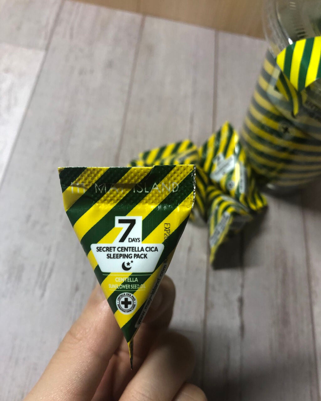 7デイズ シークレットセンテラシカ睡眠パック/MAY ISLAND/シートマスク・パックを使ったクチコミ(2枚目)