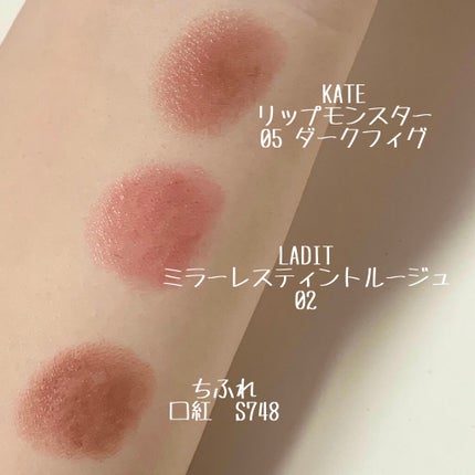 口紅(詰替用)/ちふれ/口紅を使ったクチコミ(5枚目)