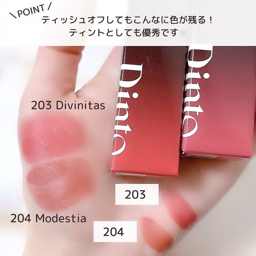 ブラーグロイリップティント/Dinto/リップティントを使ったクチコミ(7枚目)