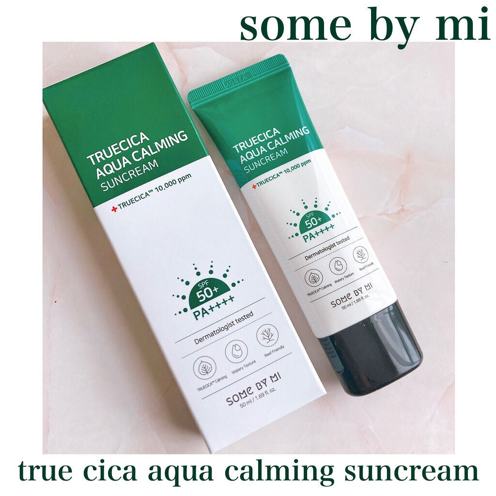 TRUECICA アクアカーミング日焼け止め/SOME BY MI/日焼け止めクリームを使ったクチコミ(2枚目)