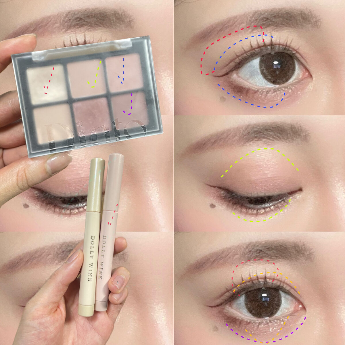 スティックラメシャドウ/ドーリーウインク/スティックアイシャドウを使ったクチコミ（3枚目）